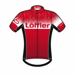 Löffler Fahrradbekleidung^FZ Messenger 2 rötes Herren-Radtrikot