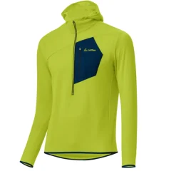 Löffler HZ Aero TechFleece hellgrünes Herren Hoodie< Fleecejacken & Pullover