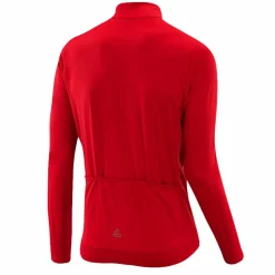 Löffler L/S Messenger Mid Red Herren-Radtrikot< Fahrradbekleidung