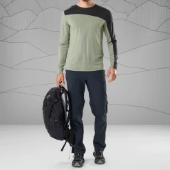 Löffler Hosen-olivgrüne Zip-Off-Wanderhose