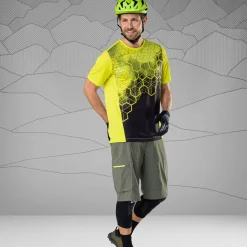 Löffler Fahrradbekleidung^Pyce-G CSL grüne Herren Radhose