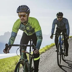 Löffler Fahrradbekleidung^Shalerock grünes Herren Langarm-Radtrikot