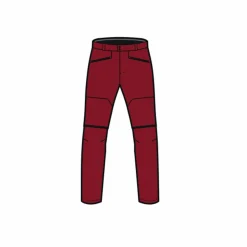 Löffler Hosen-Tapered CSL rote Herren Zip-Off Hose