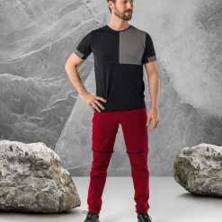 Löffler Hosen-Tapered CSL rote Herren Zip-Off Hose