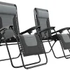 LifeGoods Comfort 2er-Set Relaxstühle - Black/Grey< Relaxstühle
