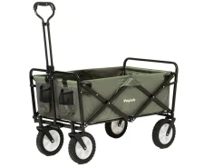 LifeGoods Bollerwagen^70KG bollerwagen 94L - Green