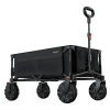 LifeGoods Bollerwagen^135L bollerwagen - Black