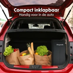 LifeGoods Bollerwagen^135L bollerwagen - Black