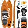 LifeGoods Sup Boards-PaddlePro SUP Board mit Sitz - Orange