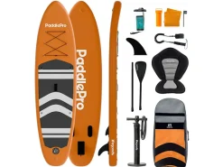 LifeGoods Sup Boards-PaddlePro SUP Board mit Sitz - Orange