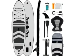 LifeGoods Sup Boards^PaddlePro SUP Board mit Sitz - White/Black