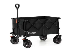 LifeGoods Bollerwagen^XL 200L bollerwagen - Black
