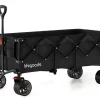 LifeGoods Bollerwagen^XXL 300L bollerwagen - Black