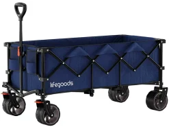 LifeGoods XXL 300L bollerwagen - Blue< Bollerwagen