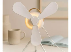 Markenlos Ventilatoren^Lifetime Air kabelloser Ventilator mit Aufhängefunktion