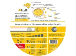 Lilie roter Trinkwasserschlauch - 5m< Trinkwasserschläuche