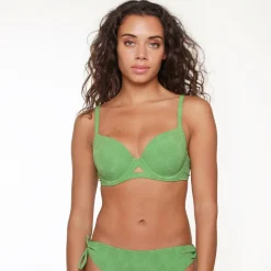 LingaDore Badebekleidung^6516BT Grün Form Bikini Oberteil