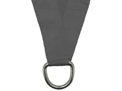 Markenlos Sonnensegel|Sonnensegel^Livin Como Dreieck Polyester 5 Meter Schattentuch - Grey