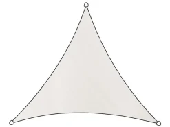 Markenlos Sonnensegel|Sonnensegel-Livin Como Dreieck Polyester 5 Meter Schattentuch - White