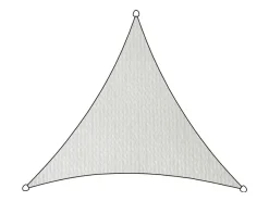 Markenlos Sonnensegel|Sonnensegel^Livin Iseo Dreieck HDPE 5 meter Schattentuch - White