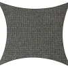 Markenlos Sonnensegel|Sonnensegel^Livin'outdoor Iseo HDPE 3,6 x 3,6 Meter Schattentuch - Grey