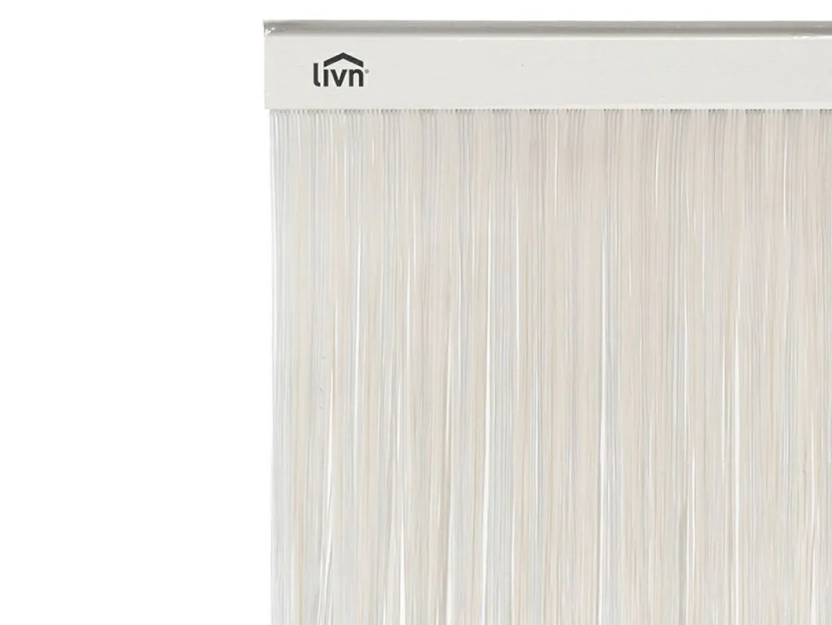 Markenlos Livn Lines 90 x 210 cm Türvorhang - White< Insektenschutz