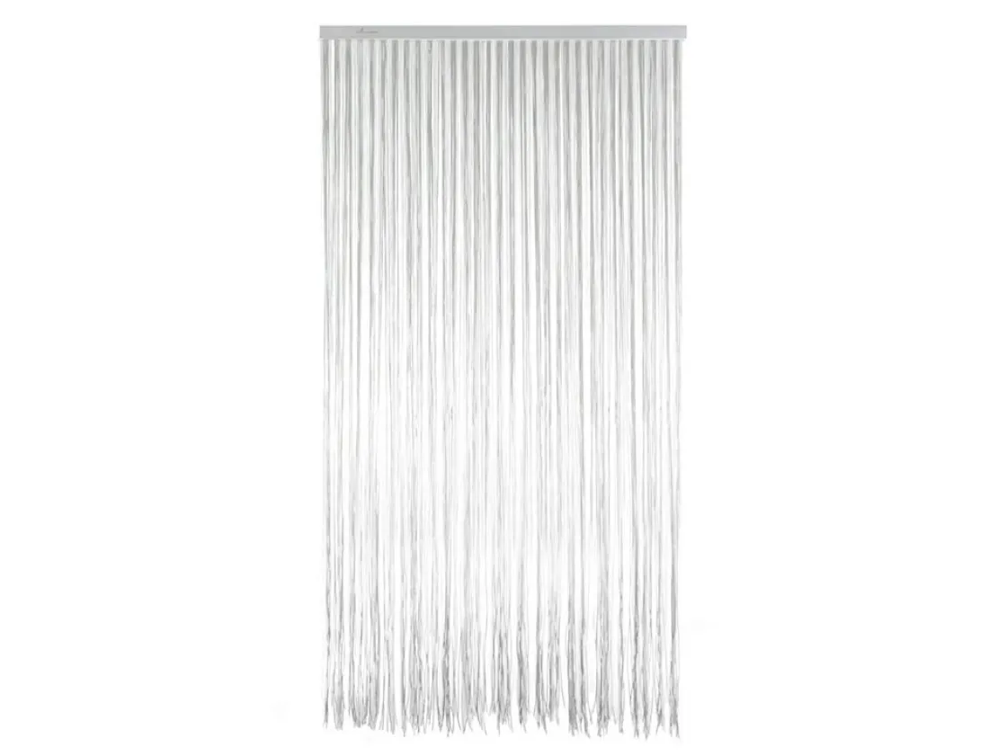 Markenlos Insektenschutz-Livn Lines alu transparent/grau 100 x 230 cm Türvorhang