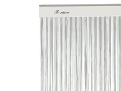Markenlos Insektenschutz-Livn Lines alu transparent/grau 100 x 230 cm Türvorhang