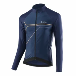 Löffler Fahrradbekleidung-Loeffler Conflux dunkelblaues Herren- Radtrikot