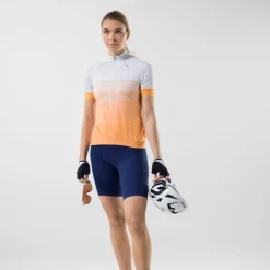Löffler Fahrradbekleidung-Loeffler Lively Vent Papaya Orange Damen-Radtrikot