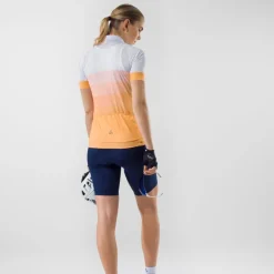 Löffler Fahrradbekleidung-Loeffler Lively Vent Papaya Orange Damen-Radtrikot