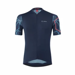 Löffler Loeffler Penta blaues Herren-Radtrikot< Fahrradbekleidung