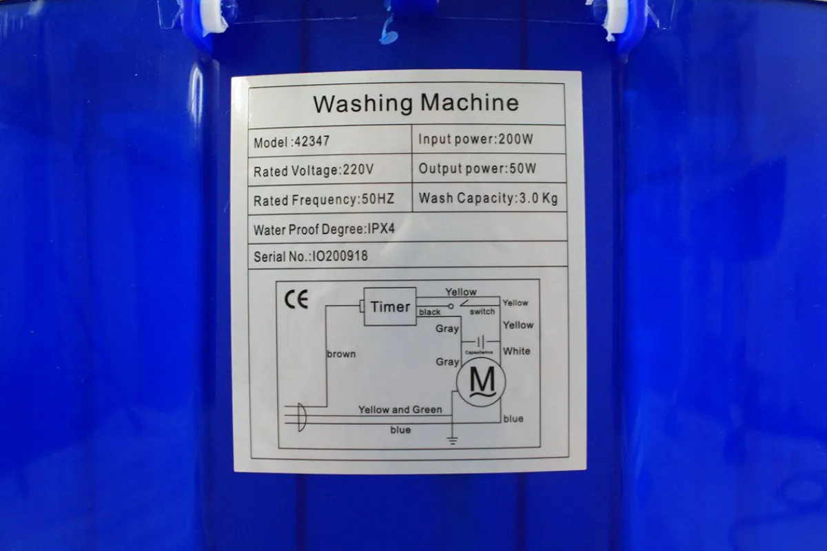 Markenlos Lowander 3 kg Waschmaschine mit Zentrifuge< Waschmaschinen