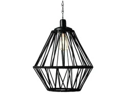 Lumineo Campinglampen Aufladbar|Campinglampen Aufladbar-Black Seil Solar-Hängelampe