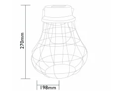 Luxform Manchester Solar-Hängelampe< Campinglampen Batteriebetrieben|Campinglampen Batteriebetrieben
