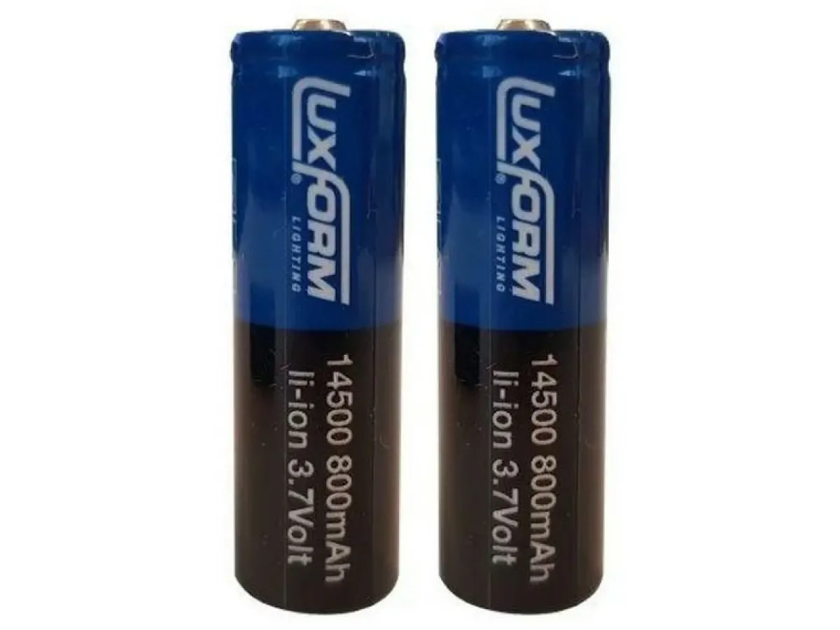 Luxform Satz mit 2 wiederaufladbaren AA-Li-on-Batterien< Kleinbatterien