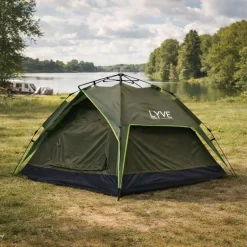 Markenlos Wurfzelte|Zelt 2 Personen^Lyve 2 Personen Pop-up-Zelt – Grün