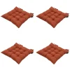 Madison Sitzkissen-- Sitzkissen Basic terra - Ca. 46x46 cm - 4er-Set