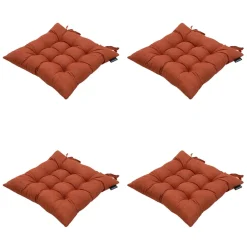 Madison Sitzkissen-- Sitzkissen Basic terra - Ca. 46x46 cm - 4er-Set