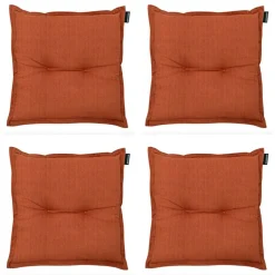Madison Sitzkissen-- Sitzkissen Basic terra - Ca. 50x50 cm - 4er-Set