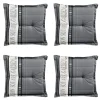 Madison Sitzkissen-- Sitzkissen Garden Grey - Ca. 50x50 cm - 4er-Set