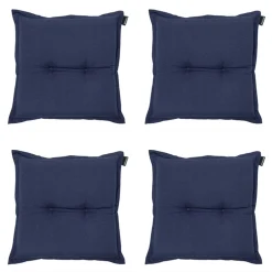 Madison - Sitzkissen Panama Indigo - Ca. 50x50 cm - 4er-Set< Sitzkissen