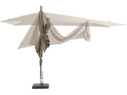 Madison Sonnenschirme-Asymetriq Sideway 360 x 220 cm Sonnenschirm - Sage green
