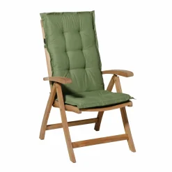 Madison Stuhlkissen-Basic Green 105x50 Kissen für niedrige Rückenlehne