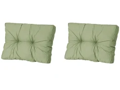 Madison Basic grün Rückenkissen - 2er Set< Loungekissen