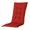 Madison Basic Red 105x50 Kissen für niedrige Rückenlehne< Stuhlkissen