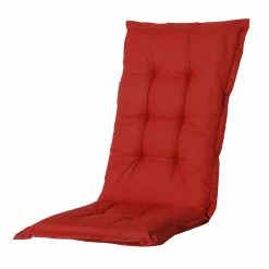 Madison Basic Red 105x50 Kissen für niedrige Rückenlehne< Stuhlkissen