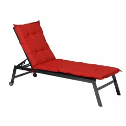 Madison Basic Red 200x65 Liegekissen< Liegenauflagen