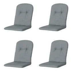 Madison Stuhlkissen-Basic Schalensitzkissen - 4er-Set