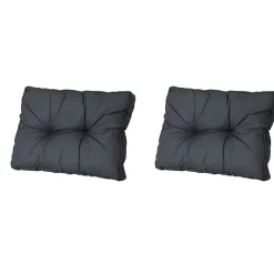 Madison Basic schwarzes Rückenkissen - 2er-Set< Loungekissen